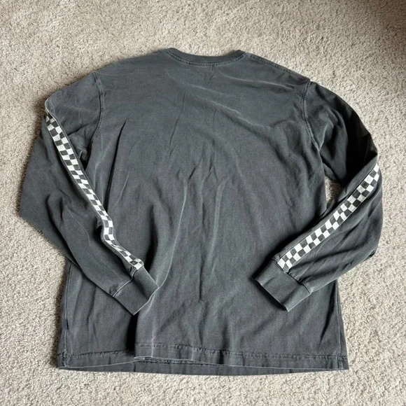 Ragabond Studio TopsGent's Crop Long Sleeve Washed Black medium 100% Cotton - Picture 5 of 5